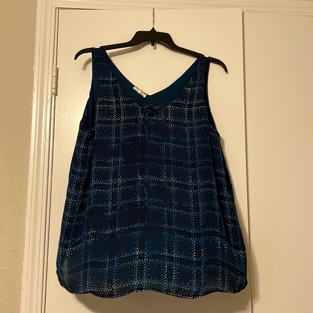 Blue tank top/shell XXL